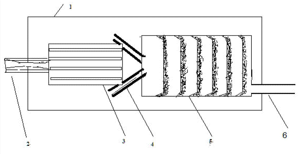 Mechanical-injection high-efficiency defoaming device