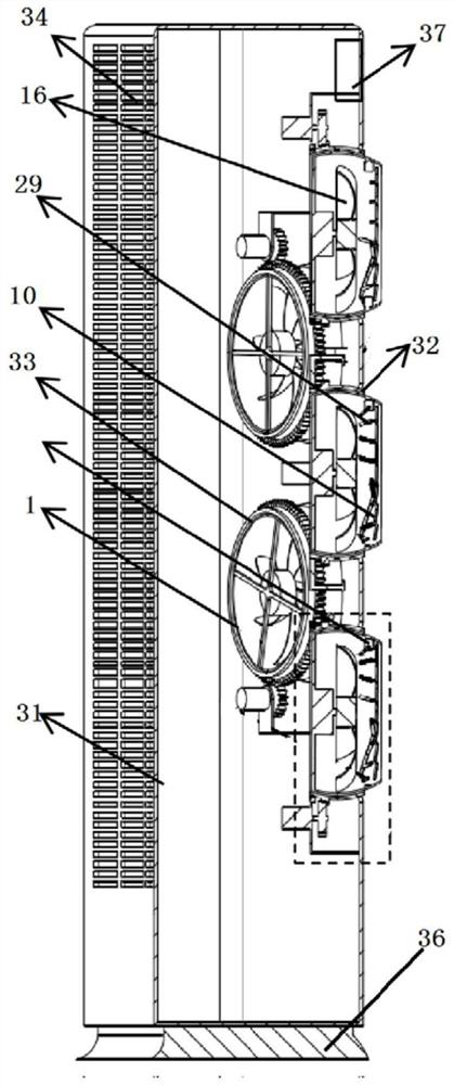 An air-conditioning air supply device