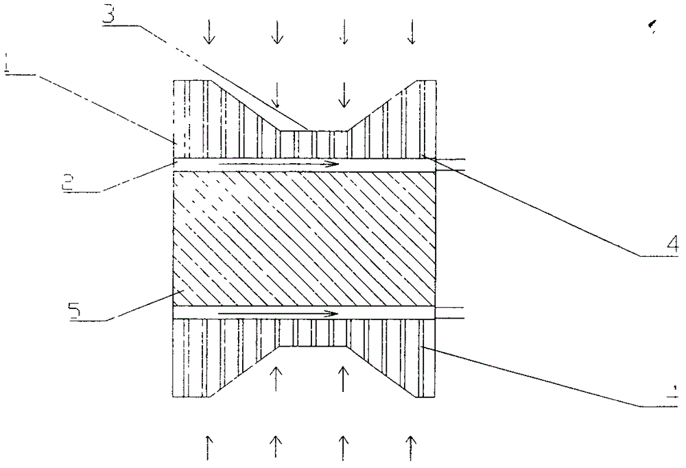 Ferro-magnetic quenching metal strip coiling device