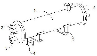 New energy automobile water-cooled condenser