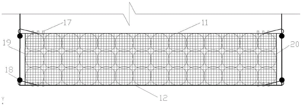 A rockfall buffer protection system for slopes