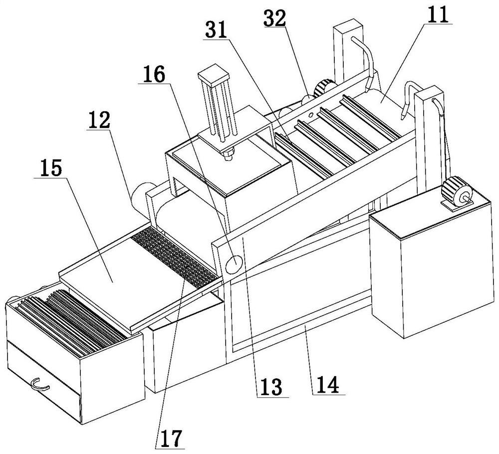 Crushing treatment device for waste plastics