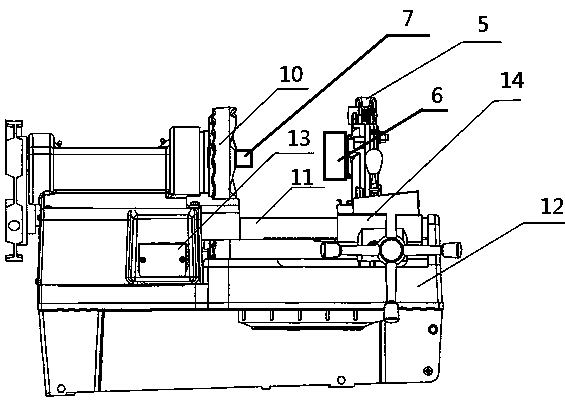 Dual-purpose insulation structure and die head threading machine comprising same