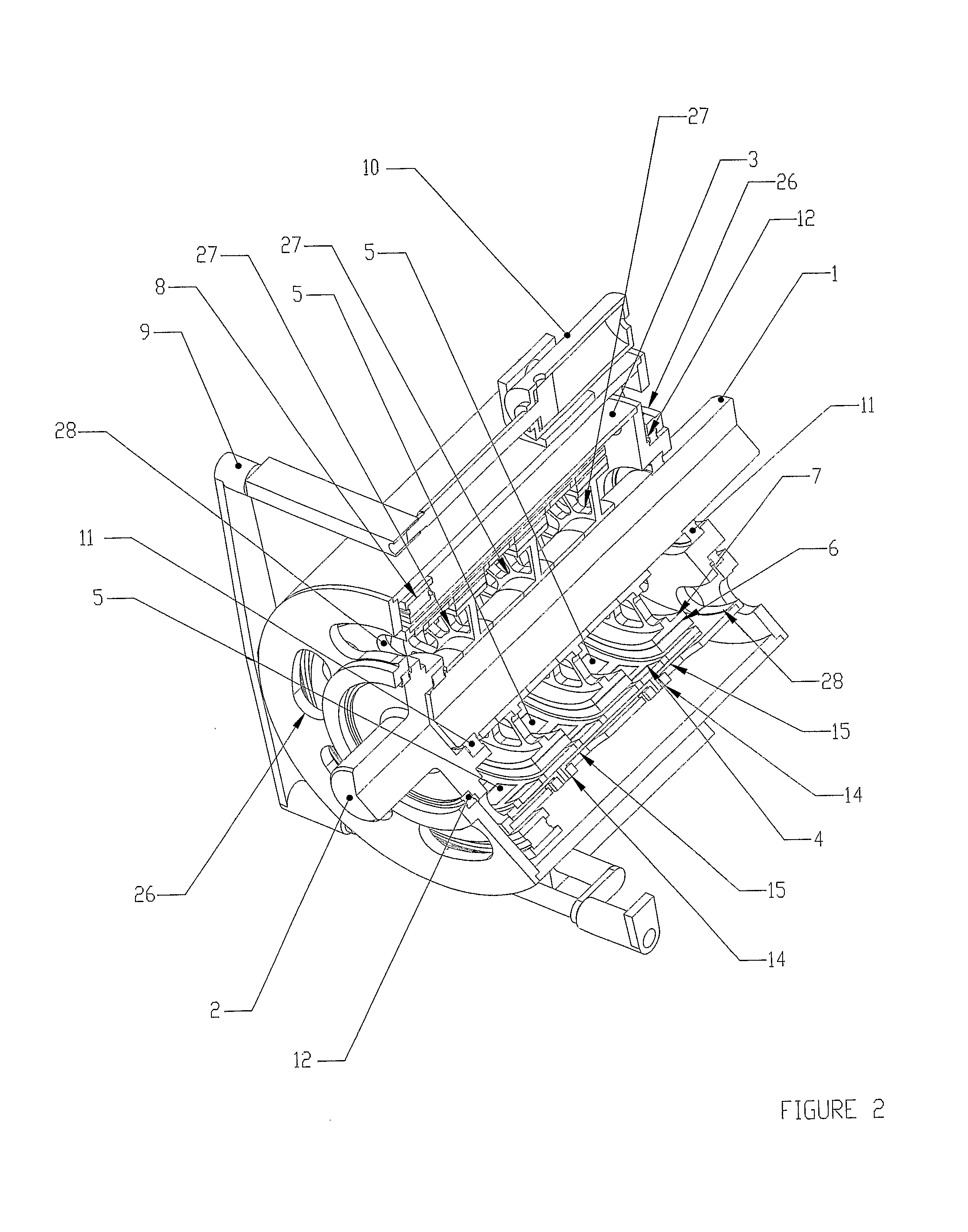 Apparatus for transferring torque magnetically