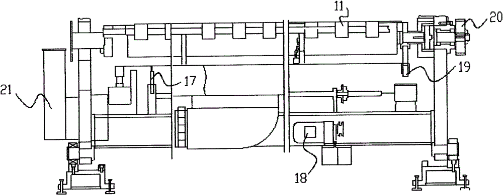 A vacuum adsorption conveying device in a water-based printing machine