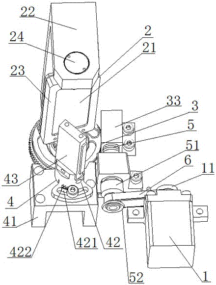 Rotating mirror assembly of a swing-broom spectrometer