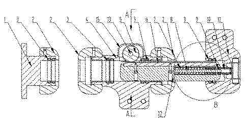 Three-station switch with capability of breaking bus transfer current