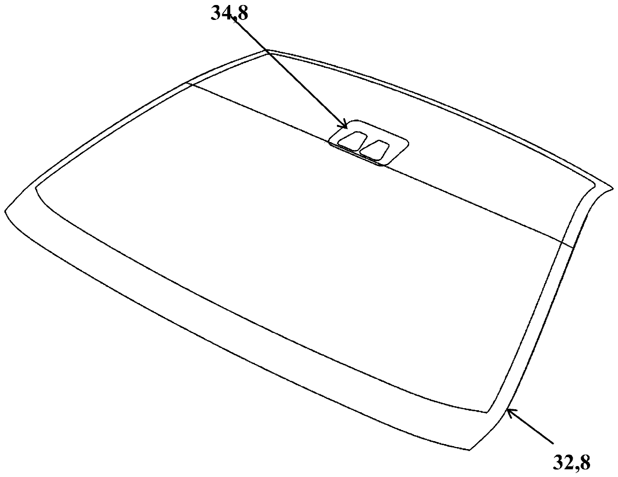 Glass laminate with inlay obscuration having superior strength and optical quality