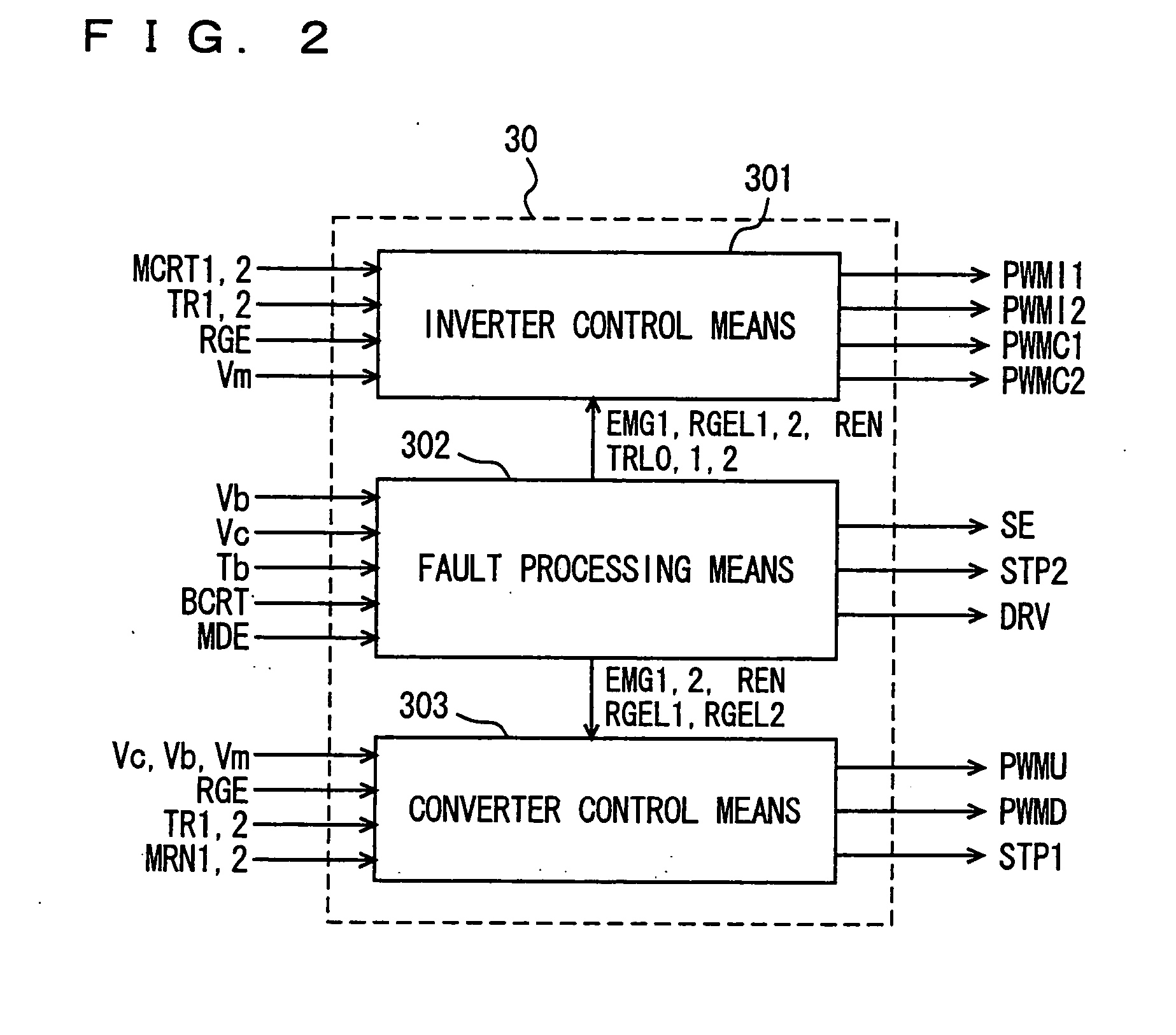 Motor drive apparatus, hybrid vehicle drive apparatus using the same, and computer readable recording medium recorded with program for causing computer to perform control of motor drive apparatus