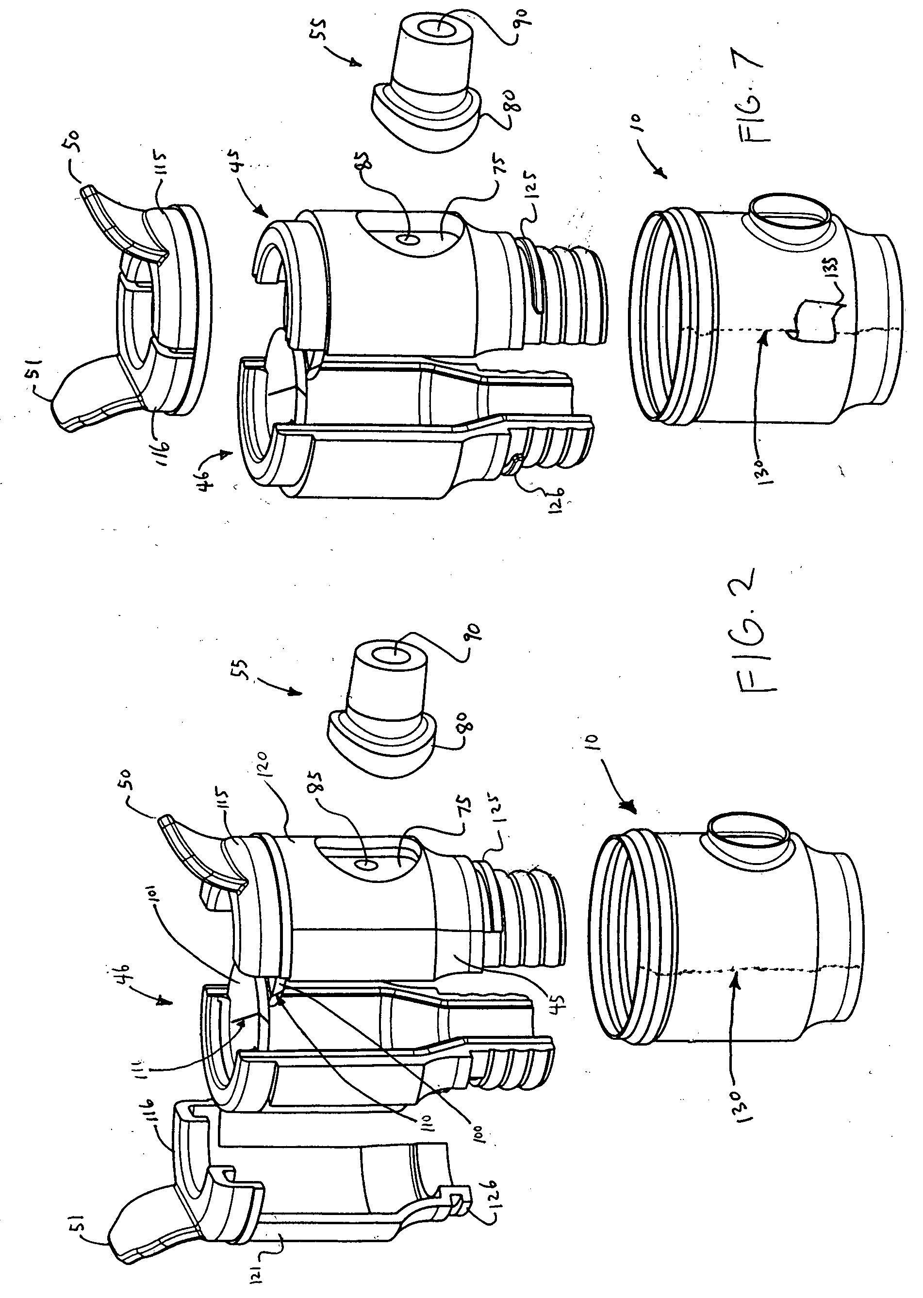 Splittable hemostasis valve