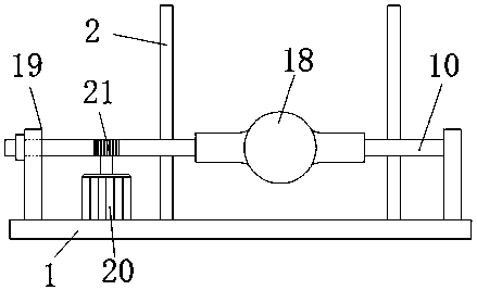 Device for grinding burrs in inner cavities of driving axles of new energy automobiles