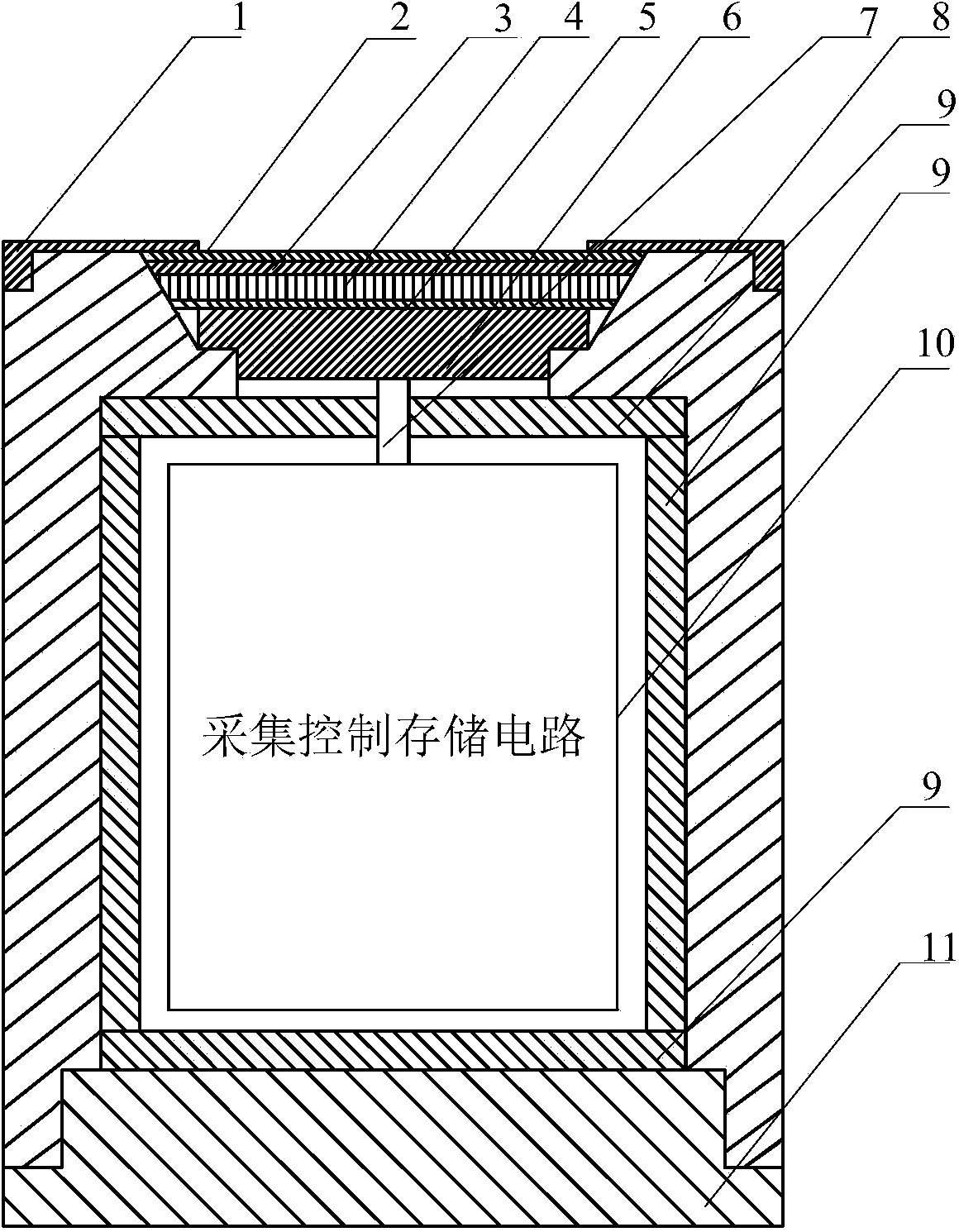 Putting-type transient temperature recorder