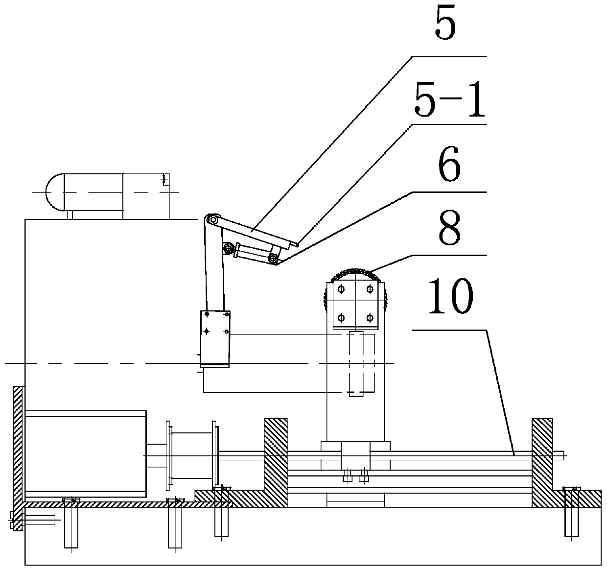 A device and method for making the thickness of the locking claw of the cage consistent