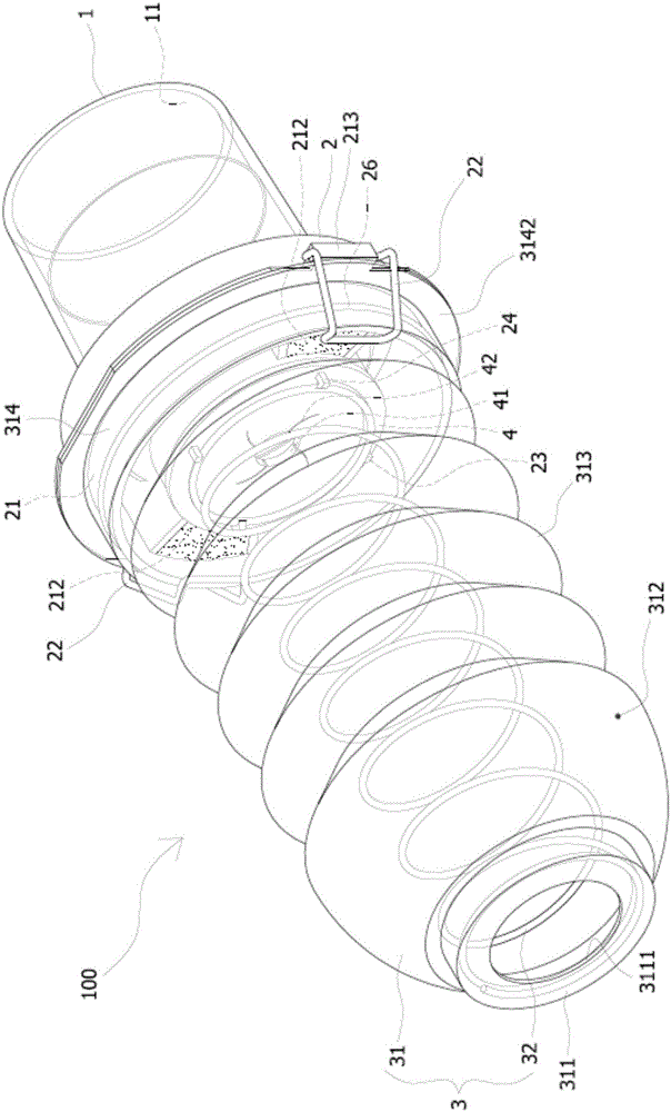 Dust cover of hand-held electric drill