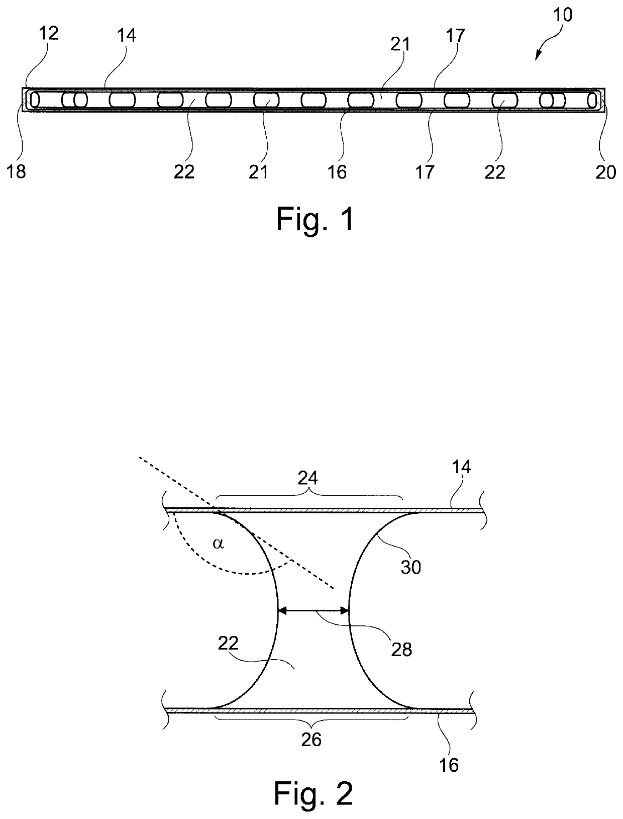 Vapor chamber for cooling an electronic component