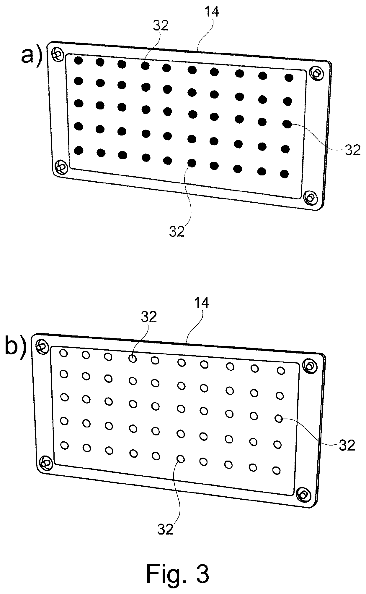 Vapor chamber for cooling an electronic component