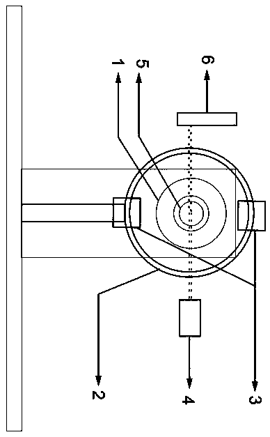 Measuring method and measuring platform for biomechanical performance parameters of in vitro corneas