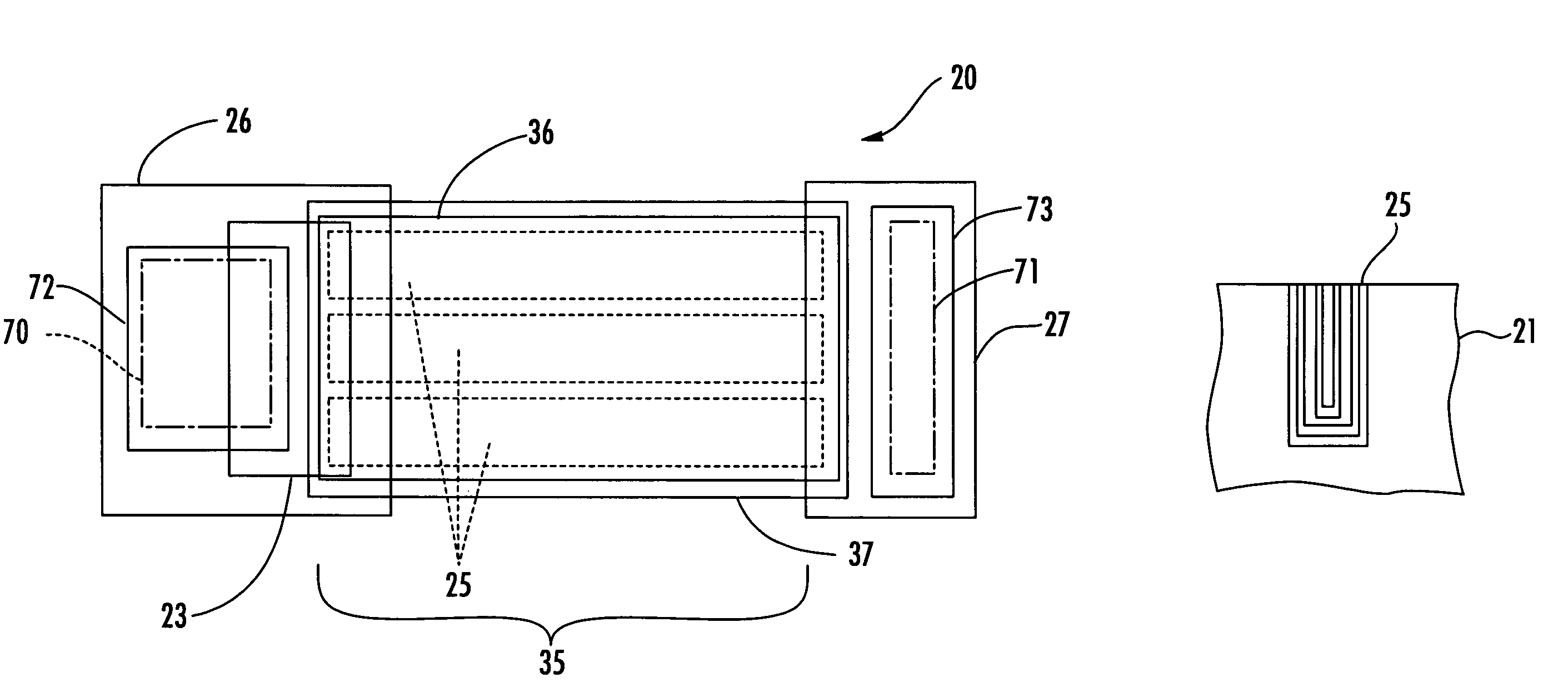 Semiconductor device including regions of band-engineered semiconductor superlattice to reduce device-on resistance