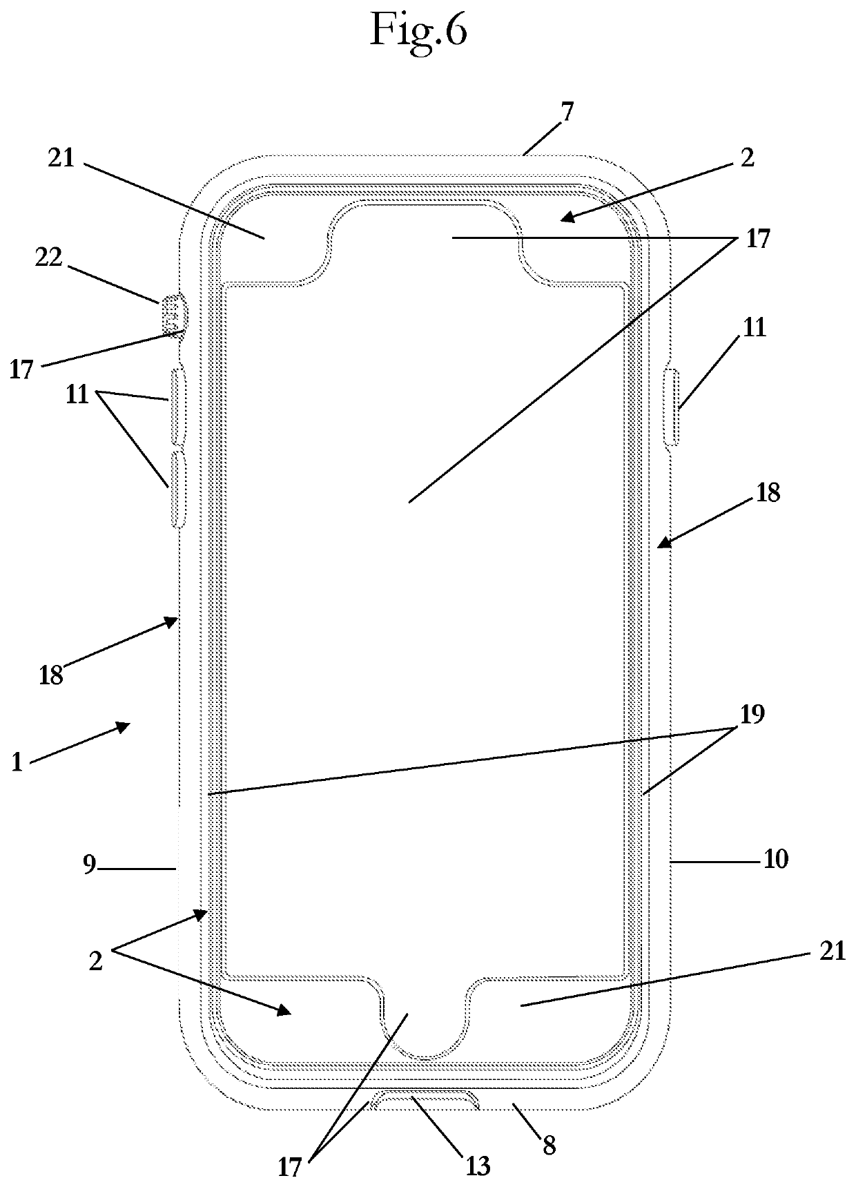 Dual-layer bumper for a case for a mobile device