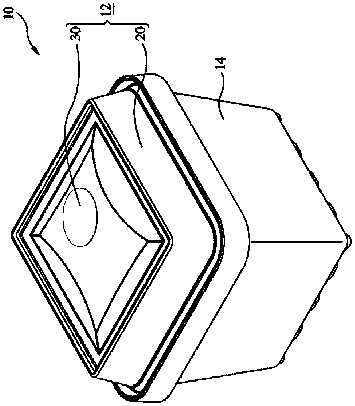 Upper cover of plant cultivation box