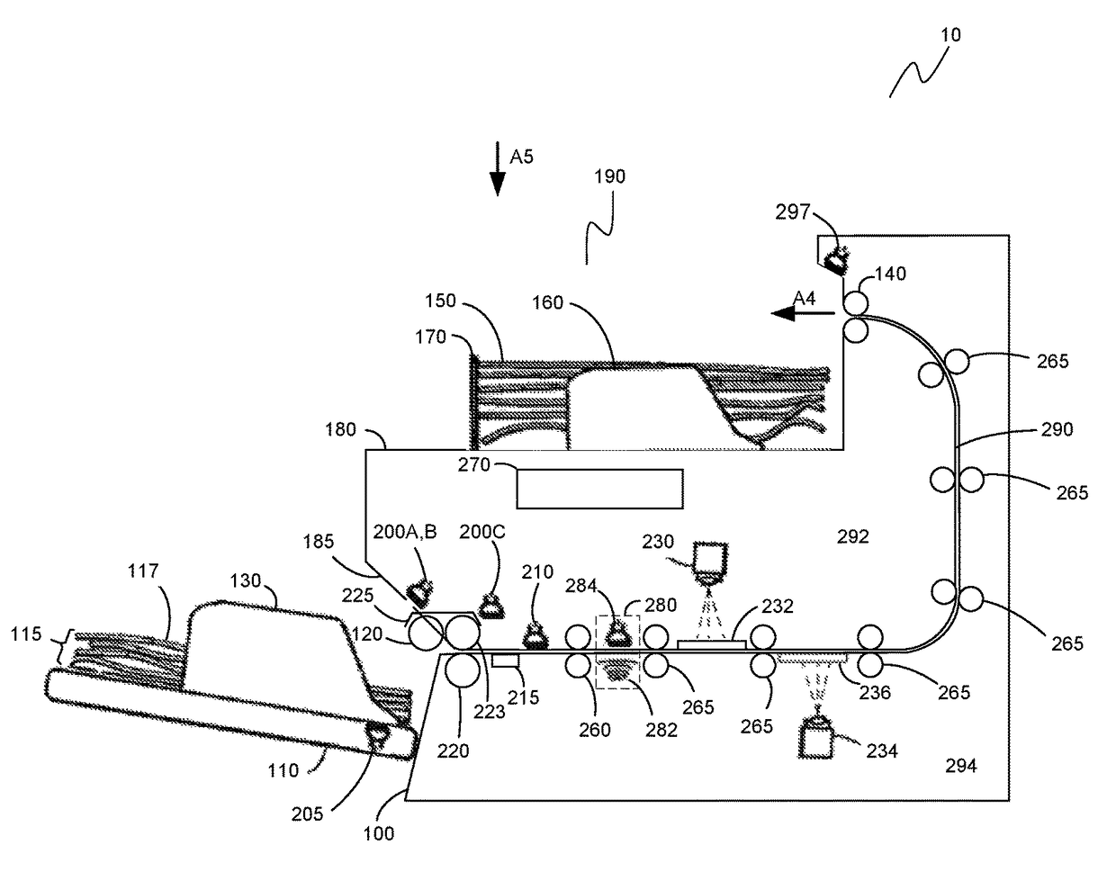 System and method for metallic object detection in a media transport system