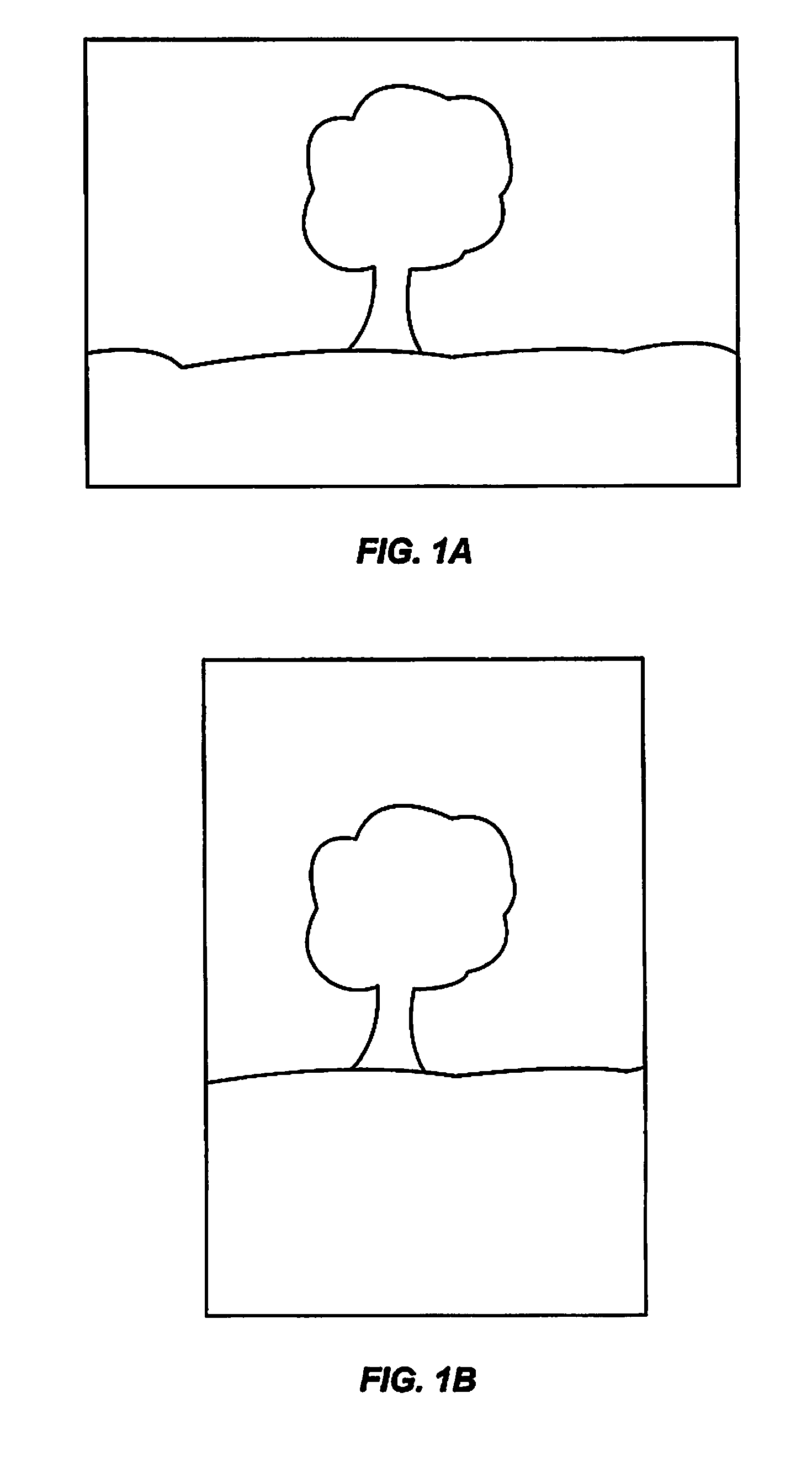 Method and apparatus for correcting aspect ratio in a camera graphical user interface