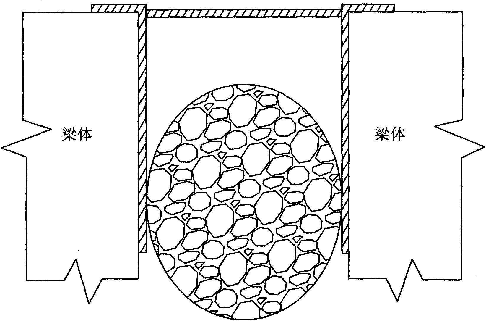 Novel construction process for expansion joint of high-speed railway bridge