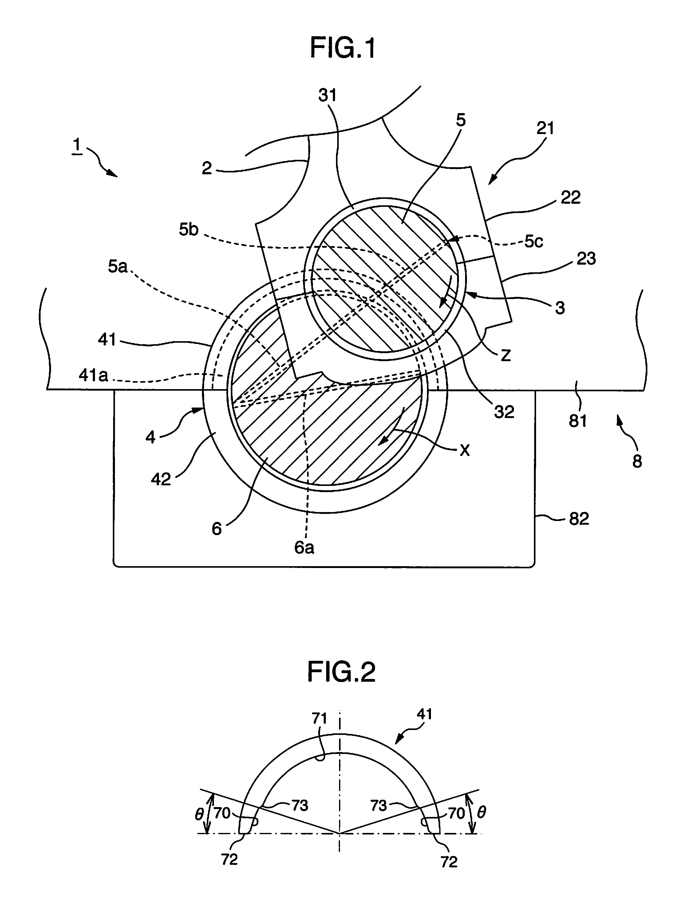 Main bearing for crankshaft of internal combustion engine