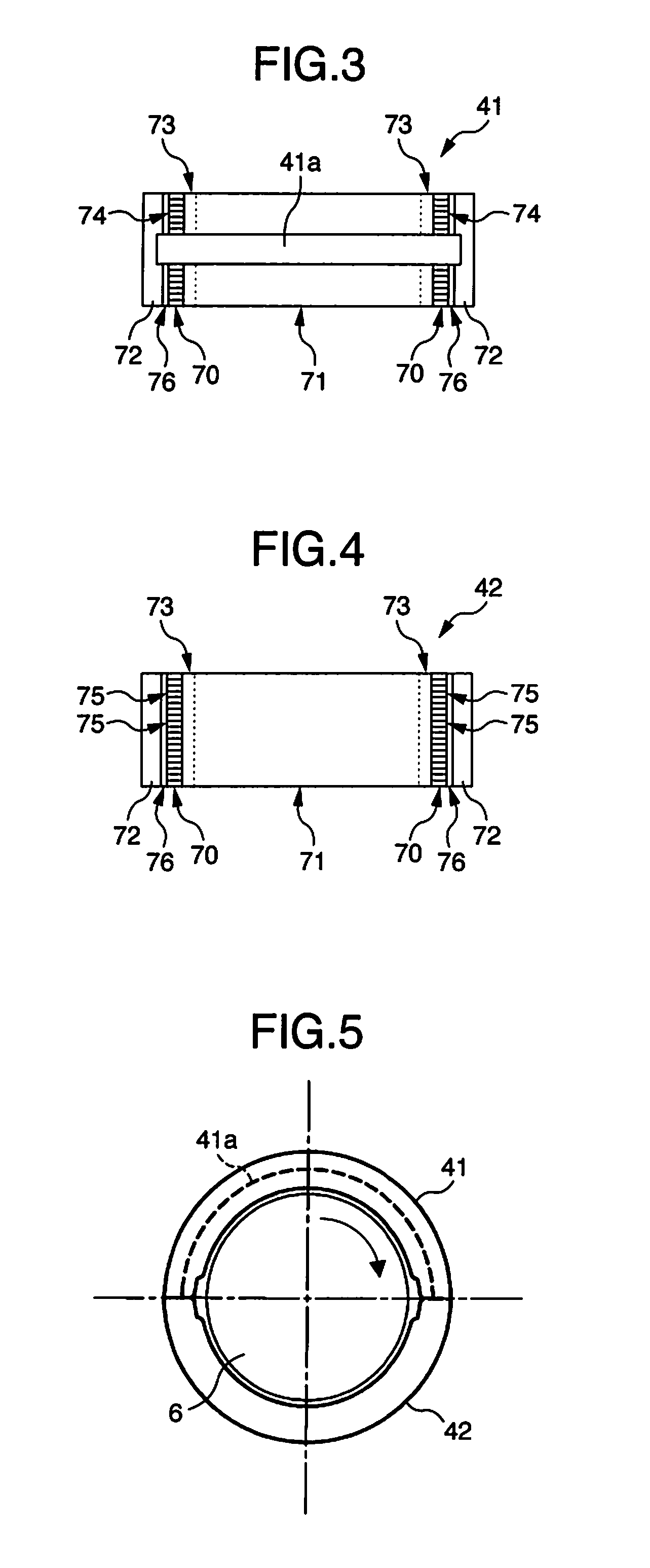 Main bearing for crankshaft of internal combustion engine