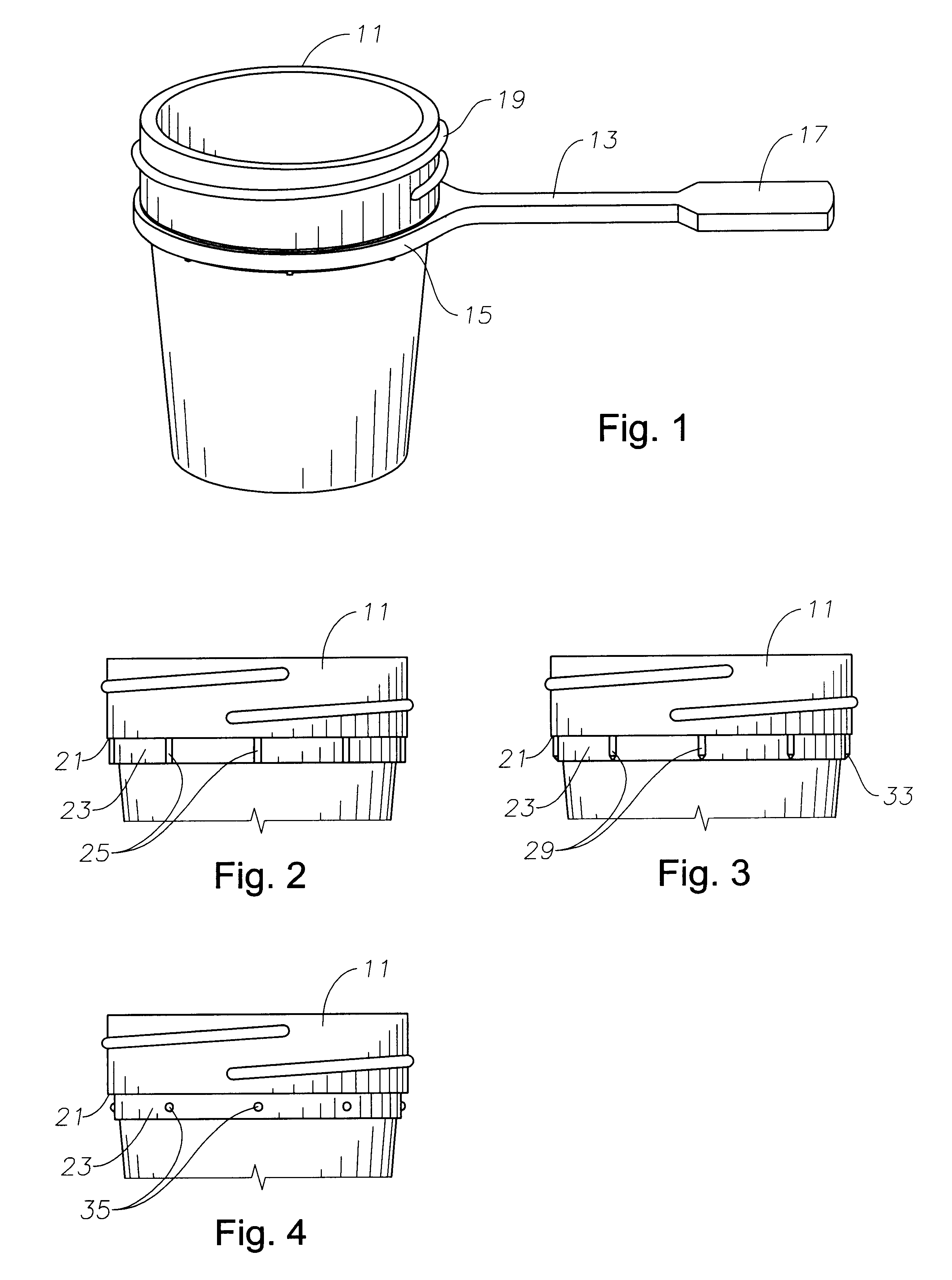 Easily assembled specimen container