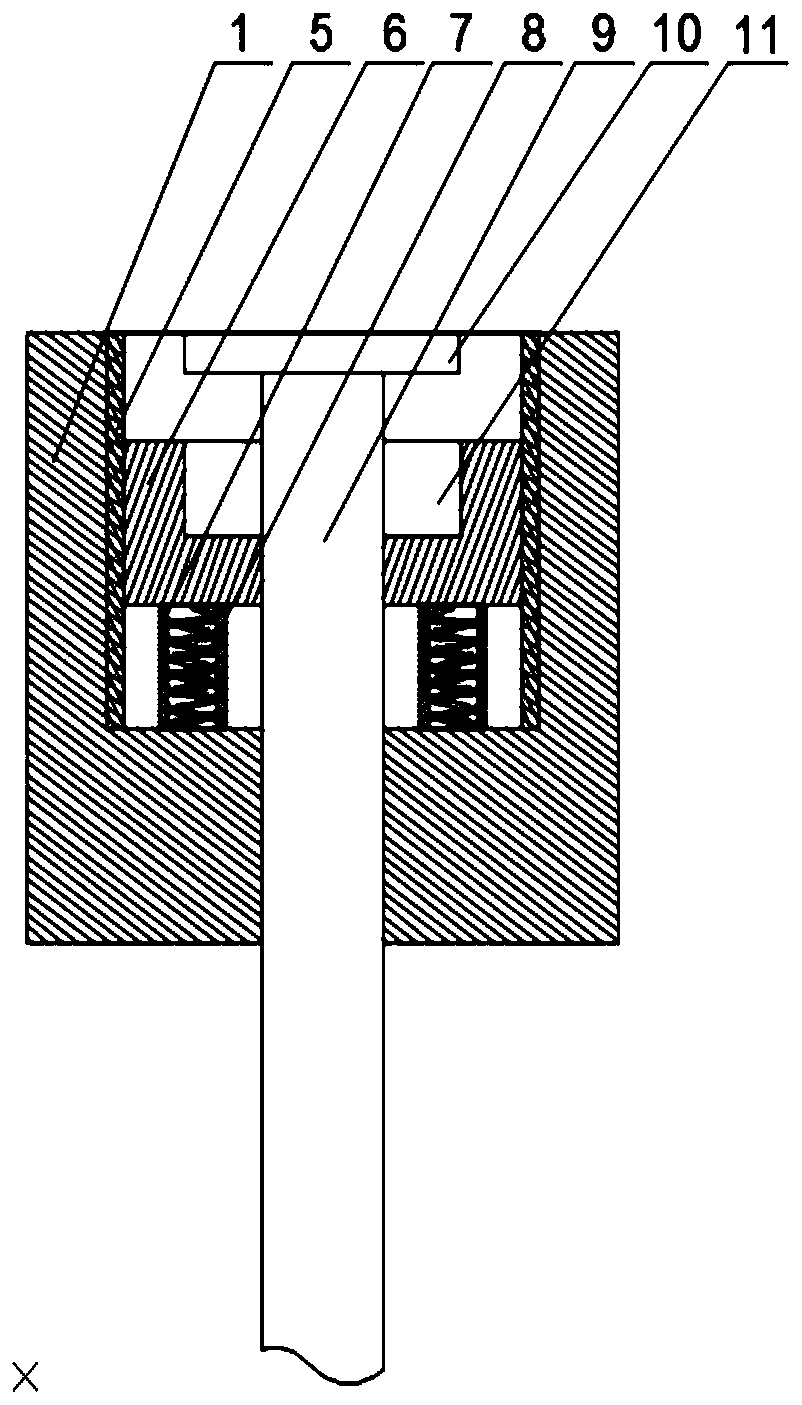 Support assembly for dismantling of support beams in foundation pits