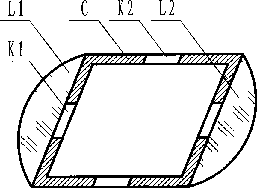 Sample pool for testing graininess of granule