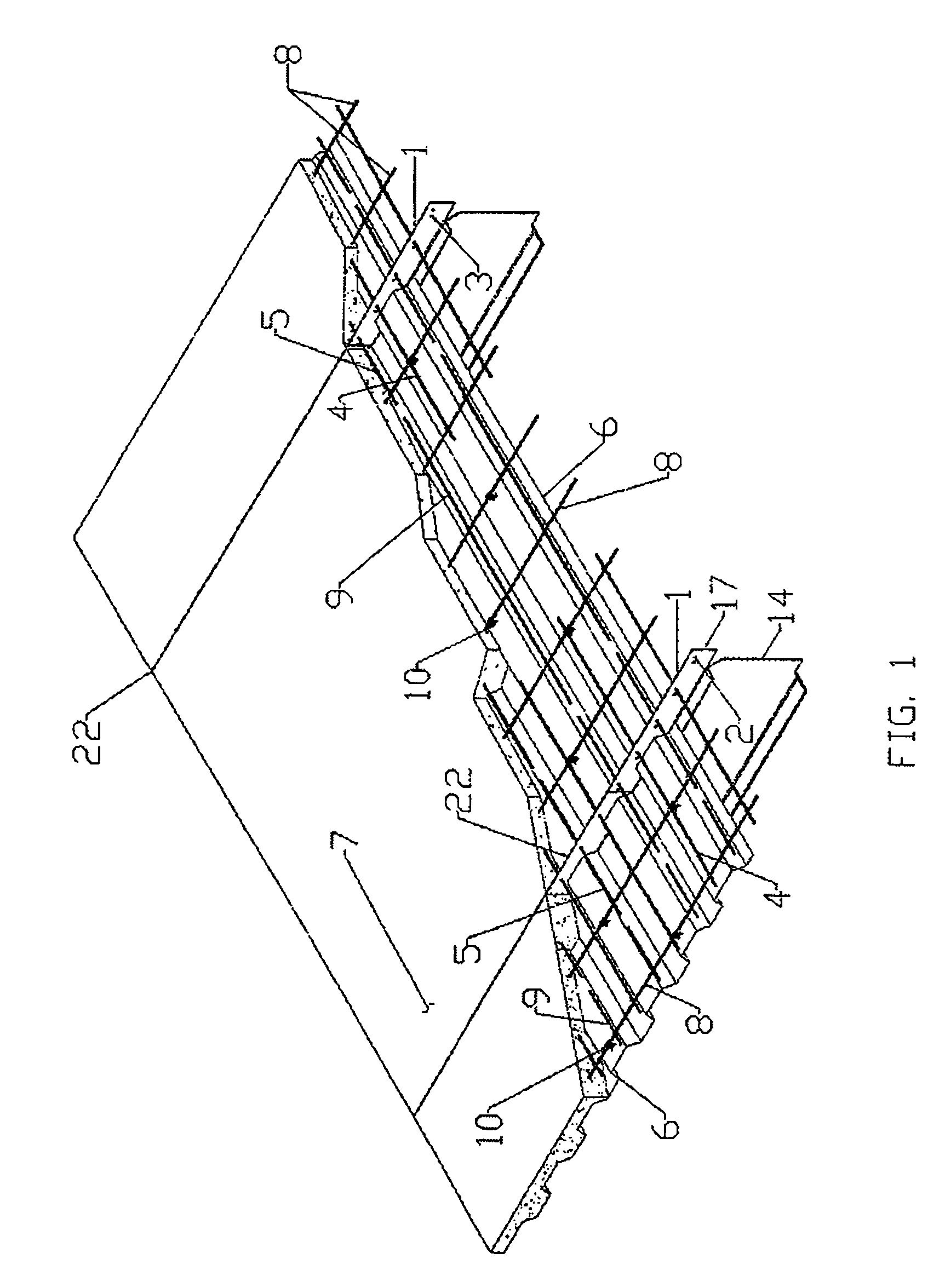 Integral composite-structure construction system