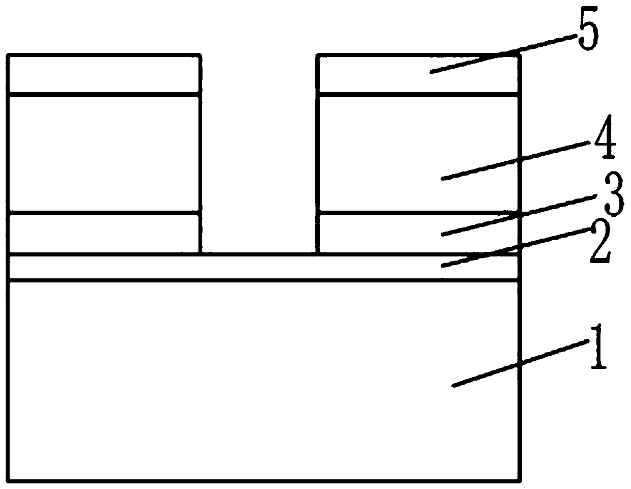 Manufacturing method of LED chip electrode mask pattern capable of being directly stripped