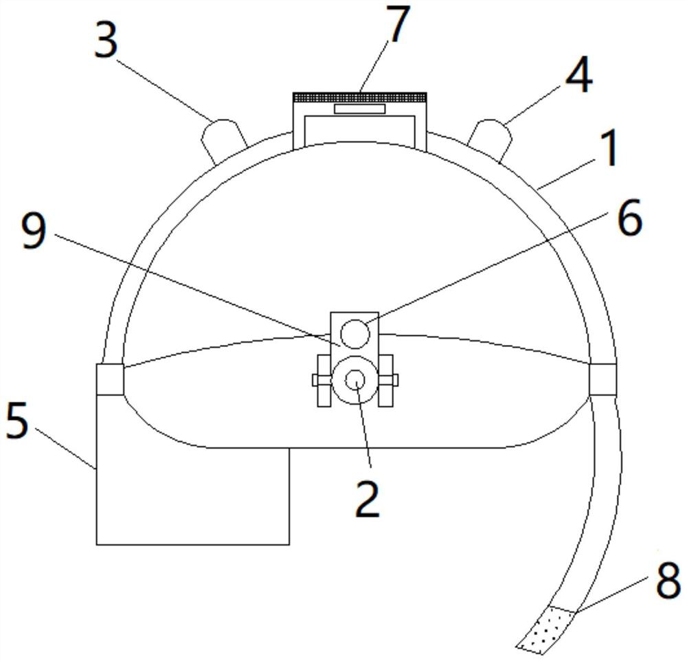 Safety helmet inspection instrument