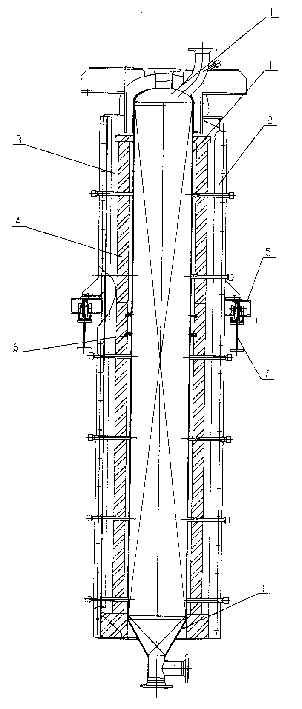 Valvular electrically heated furnace and application in catalyst carrier decomposition thereof