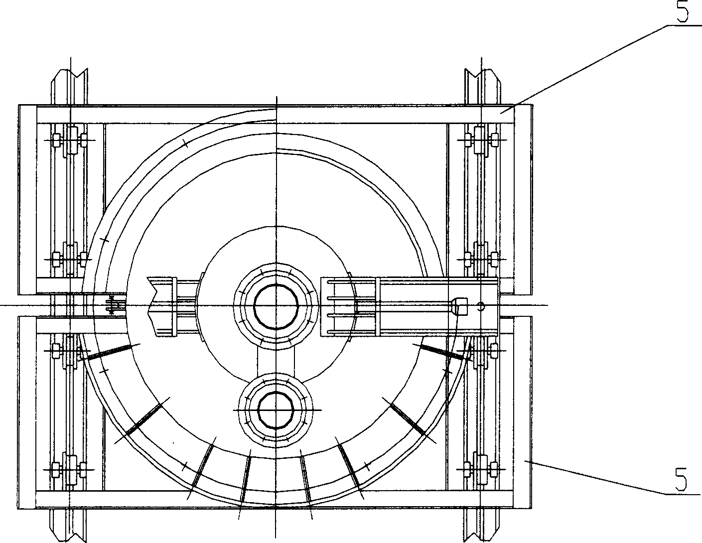 Valvular electrically heated furnace and application in catalyst carrier decomposition thereof