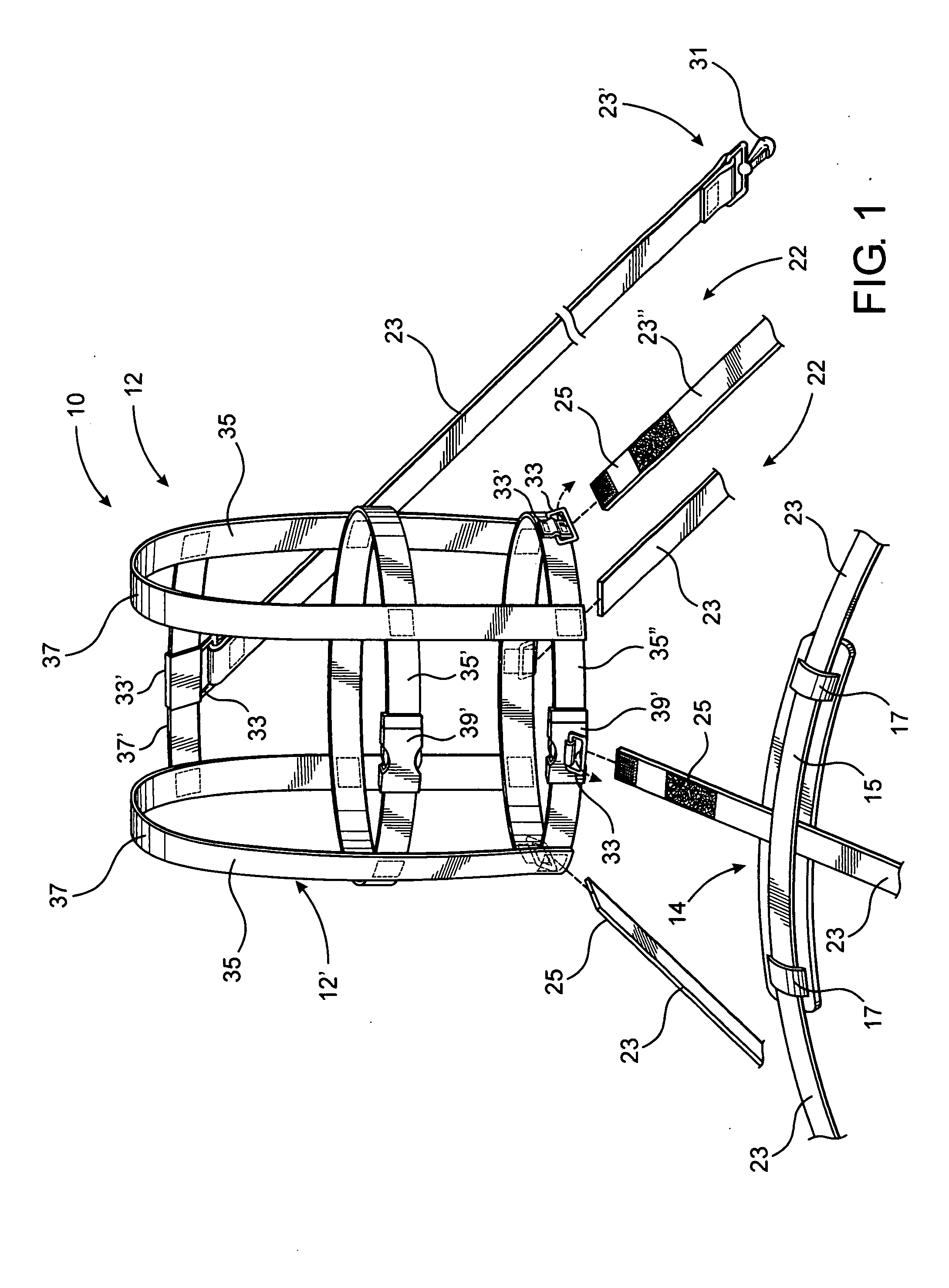 Assembly for stabilizing seated individuals while exercising or performing sporting or other physical activities