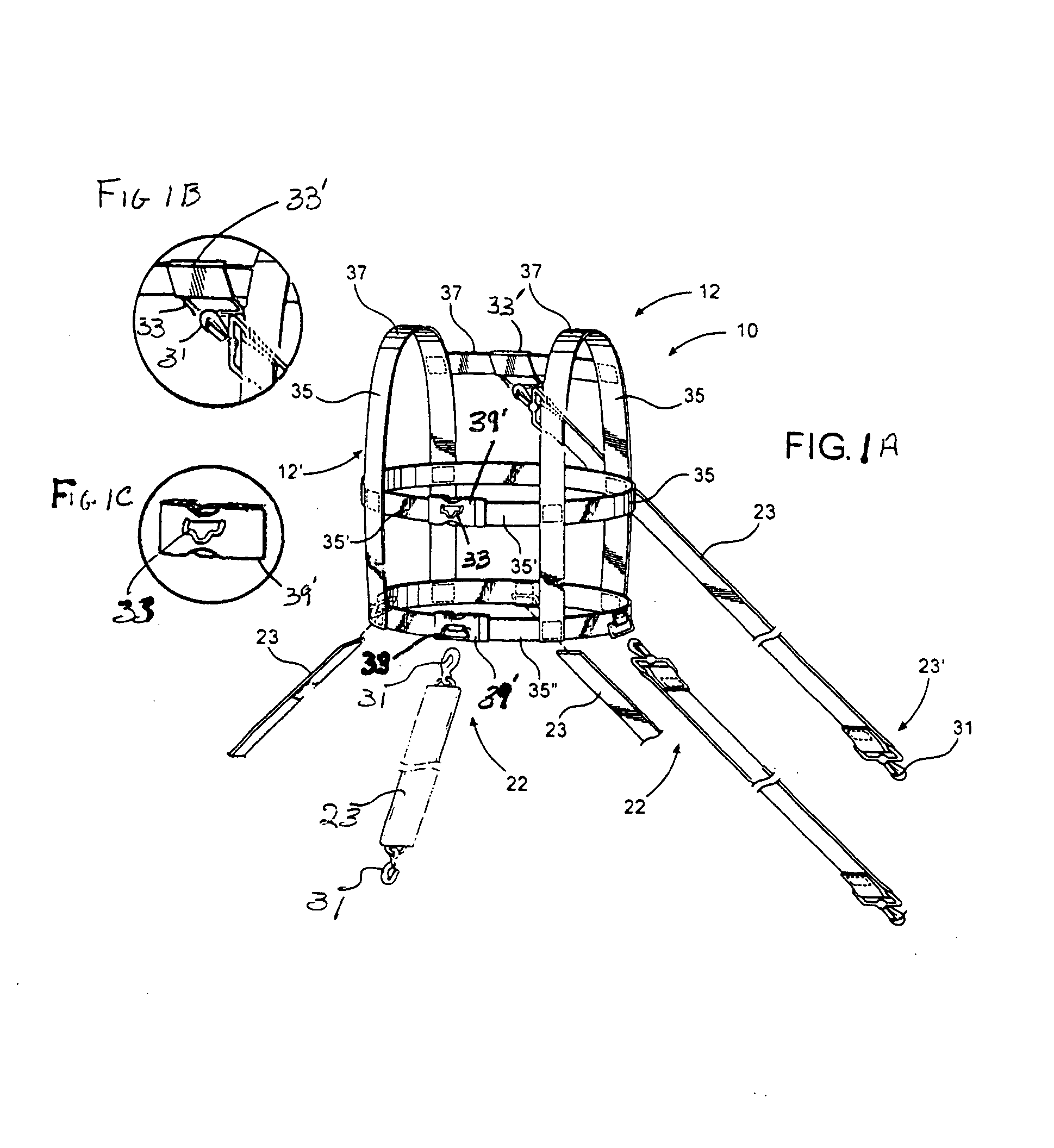 Assembly for stabilizing seated individuals while exercising or performing sporting or other physical activities