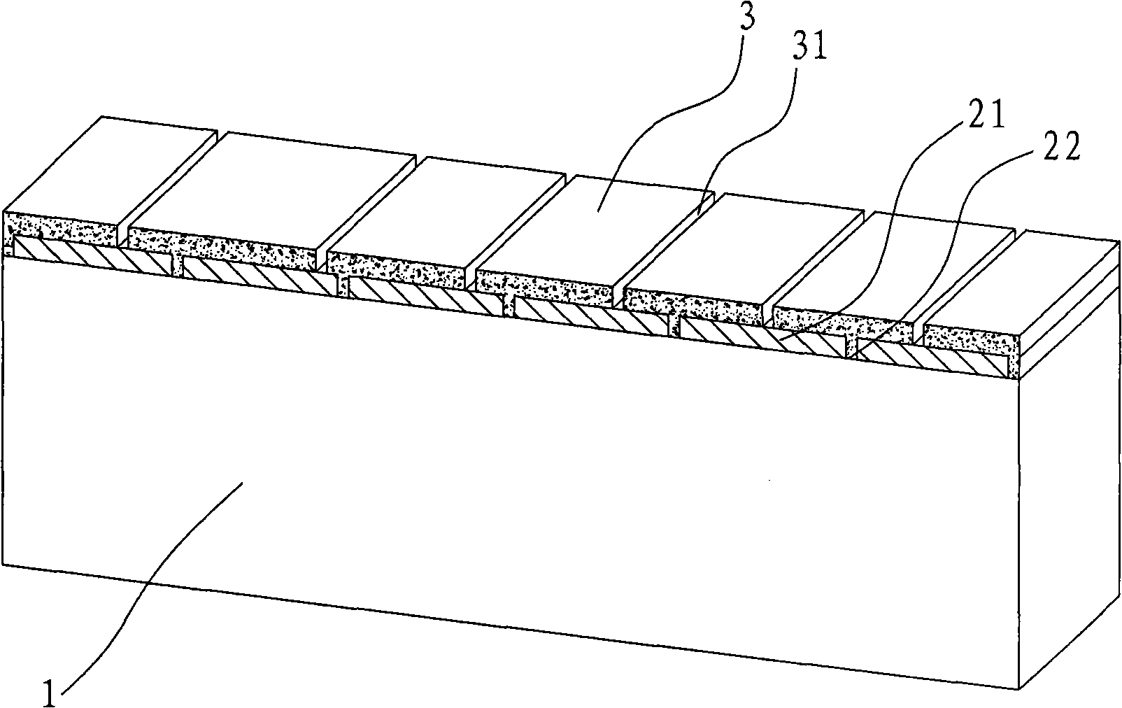 Weak-brightness non-crystal silicon solar cell manufacture method using laser etching transparent electrode