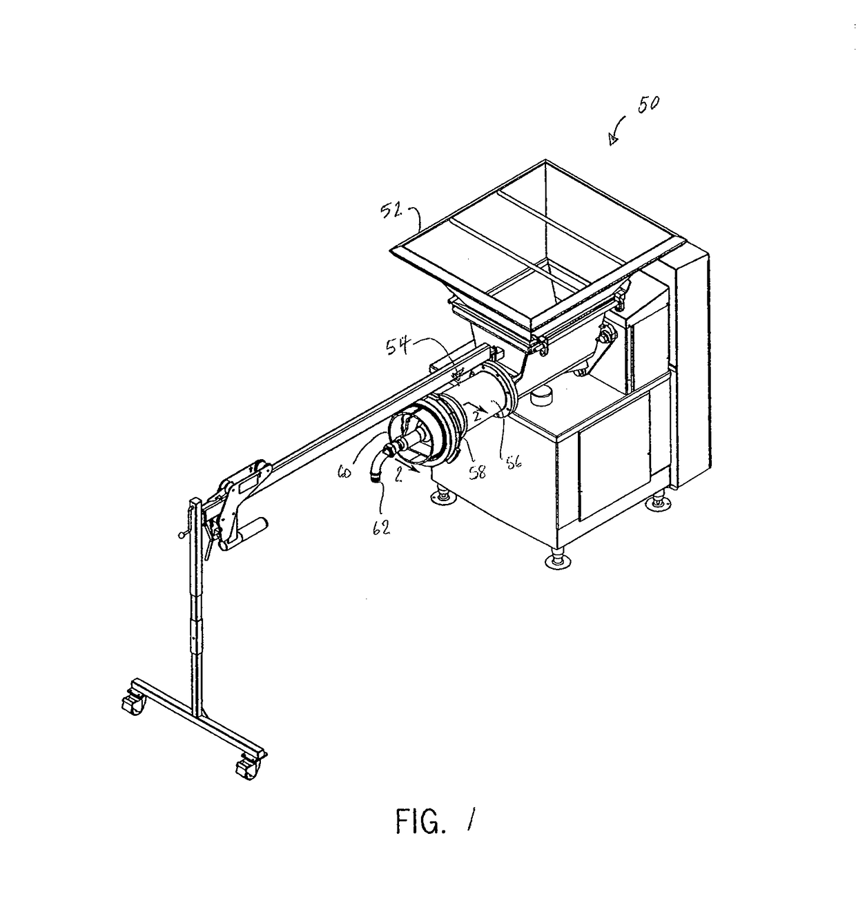 Self-correcting orifice plate installation for an orifice plate of a grinding machine