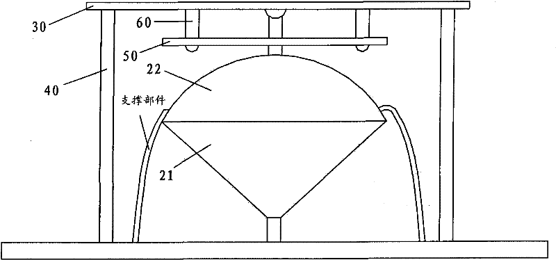 Broadband double polarization omnidirectional antenna and feed method