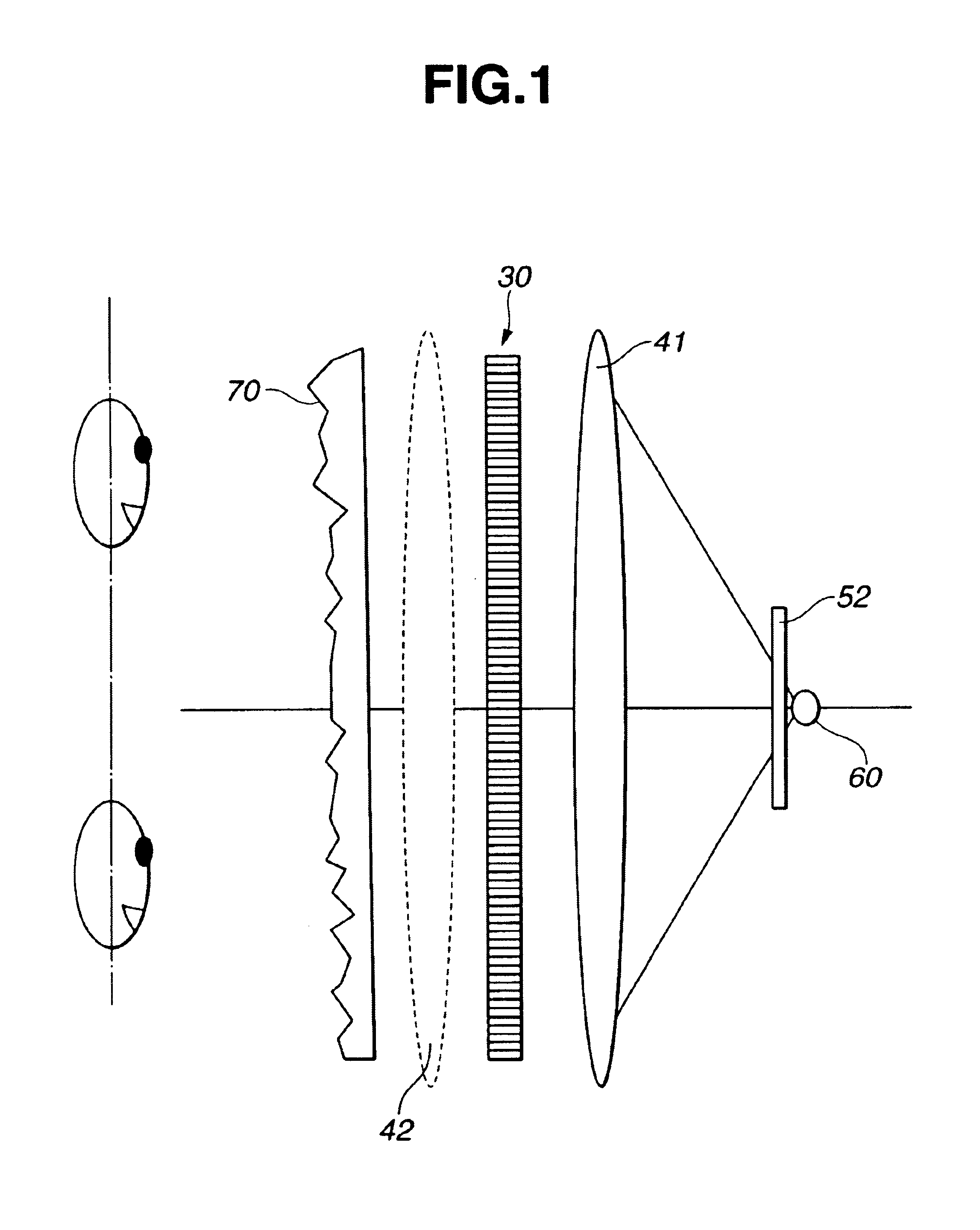 Stereoscopic display system for viewing without spectacles