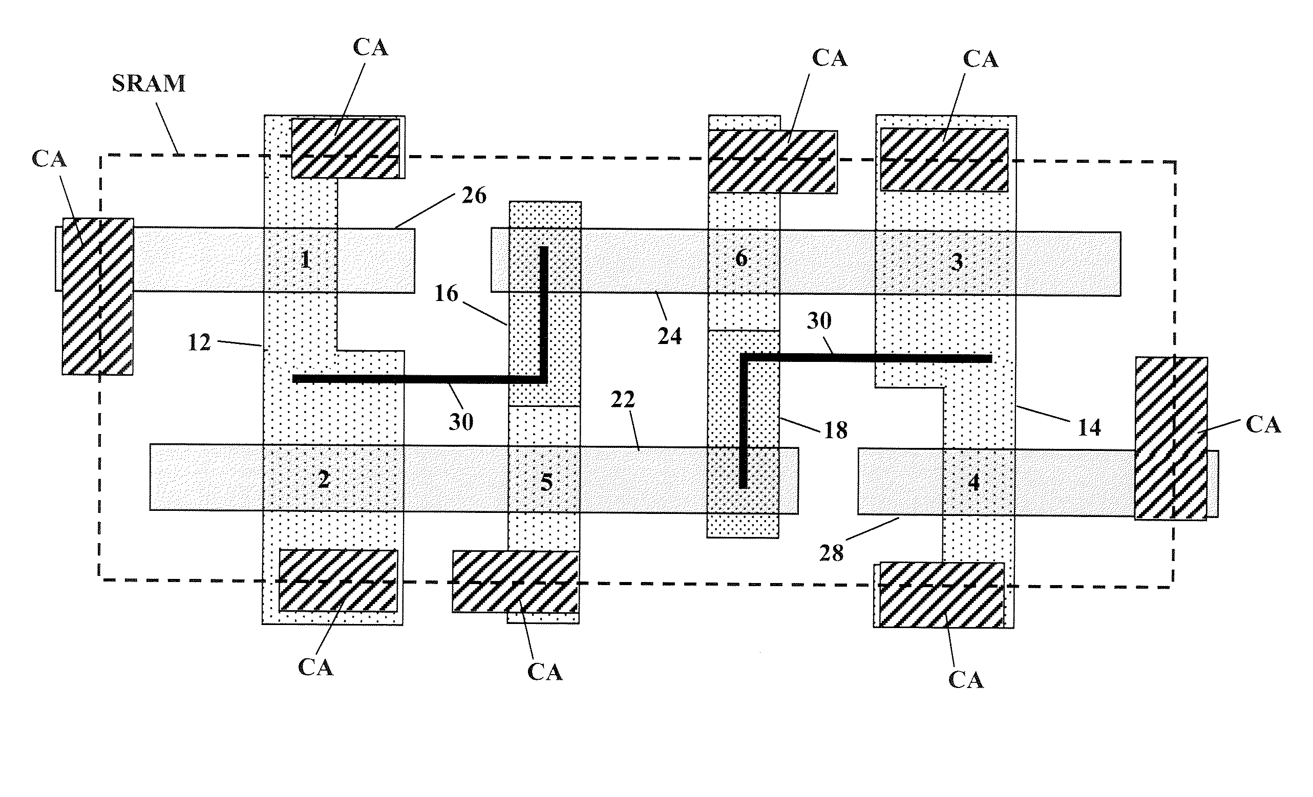 Sub-lithographic local interconnects, and methods for forming same