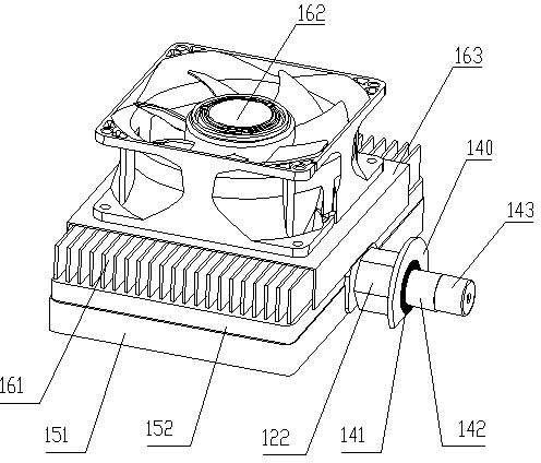 Semiconductor microwave oven and semiconductor microwave generator connecting structure for same