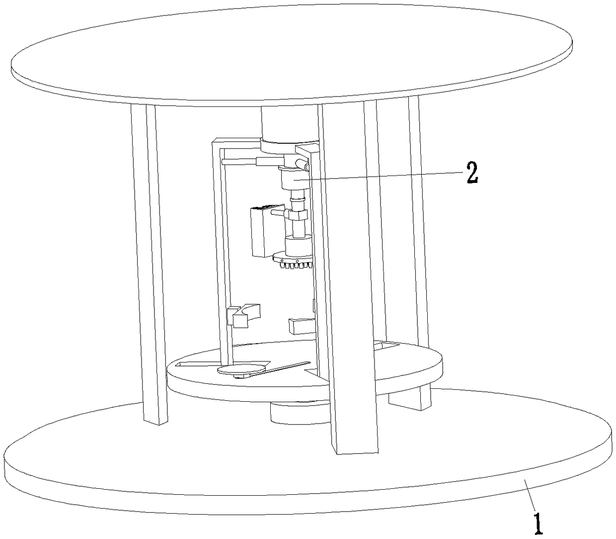 Latex paint plastic barrel processing device for building decoration and automatic treatment process