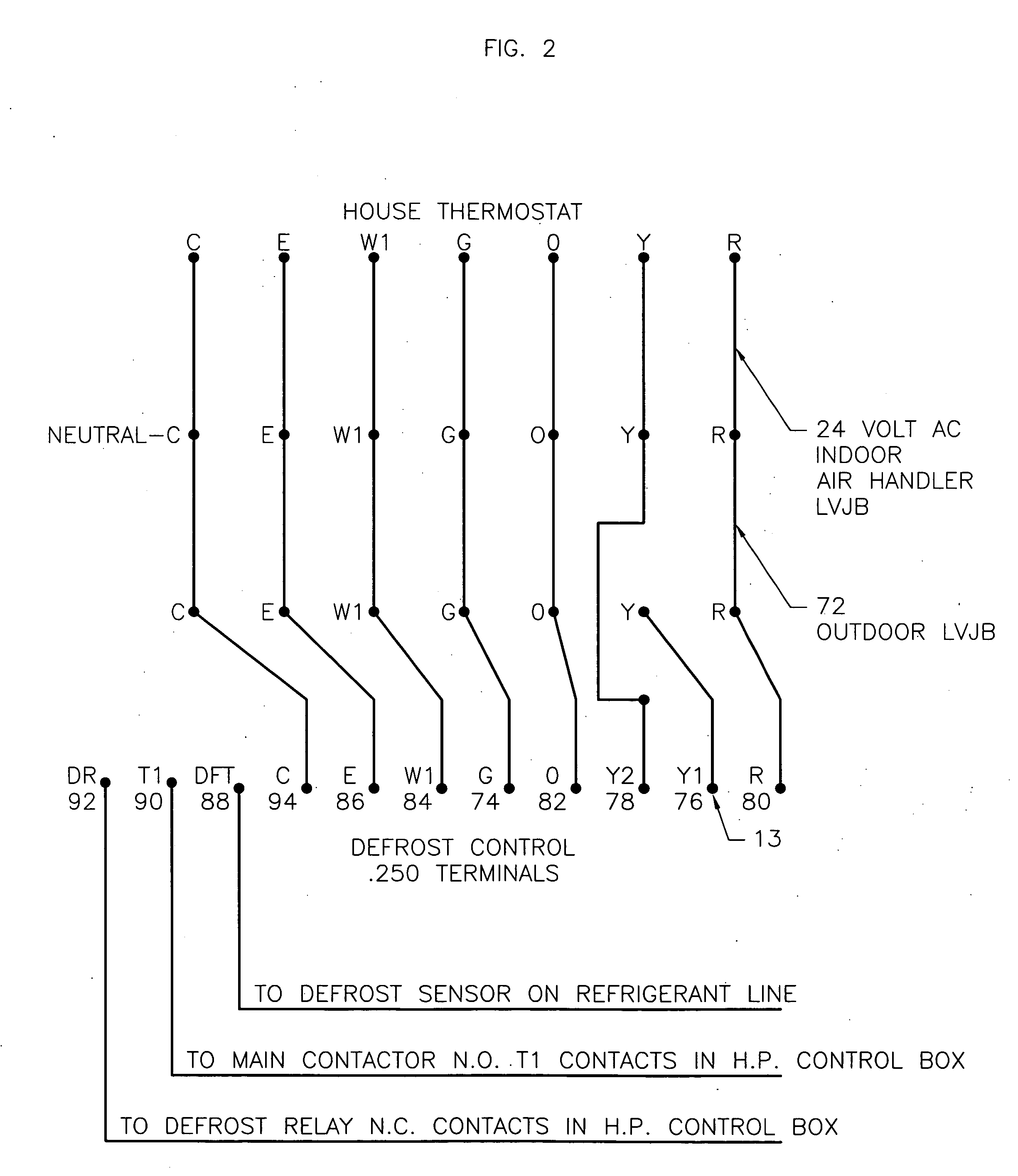 Heat pump defrost control