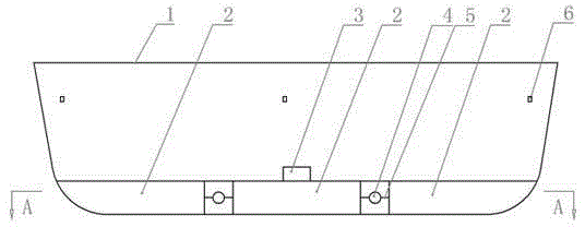 Method and system for automatically balancing ship body of large cargo ship with ballast function