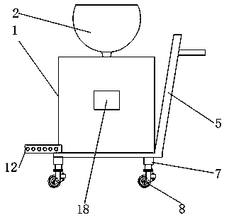 Pesticide spraying device for tomato planting in saline-alkali soil