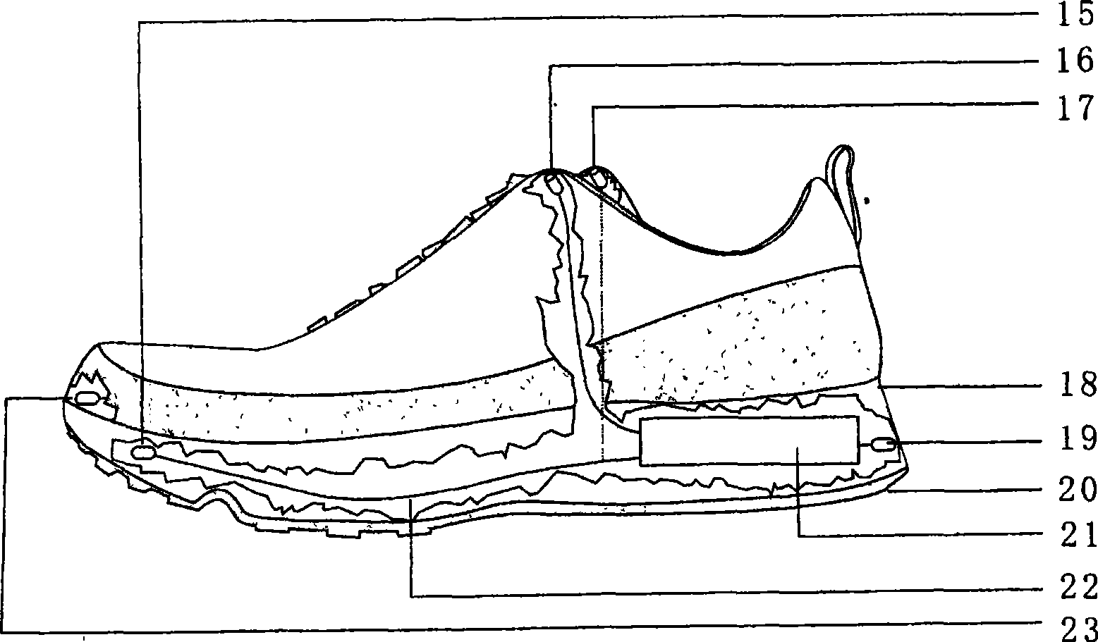 Pressure electricity generating shoes